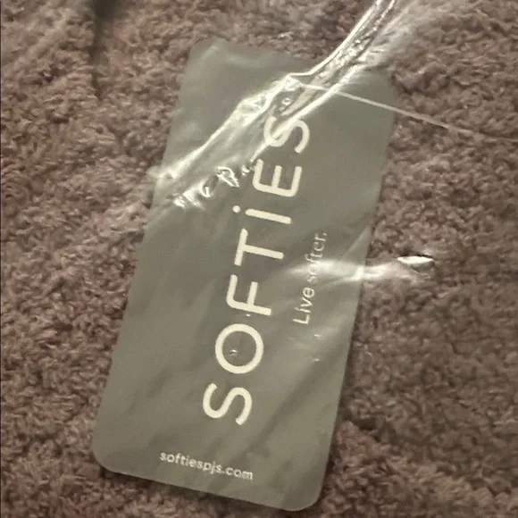 Softies Cozy Knit Loungewear Set in Mauve - Picture 4 of 4